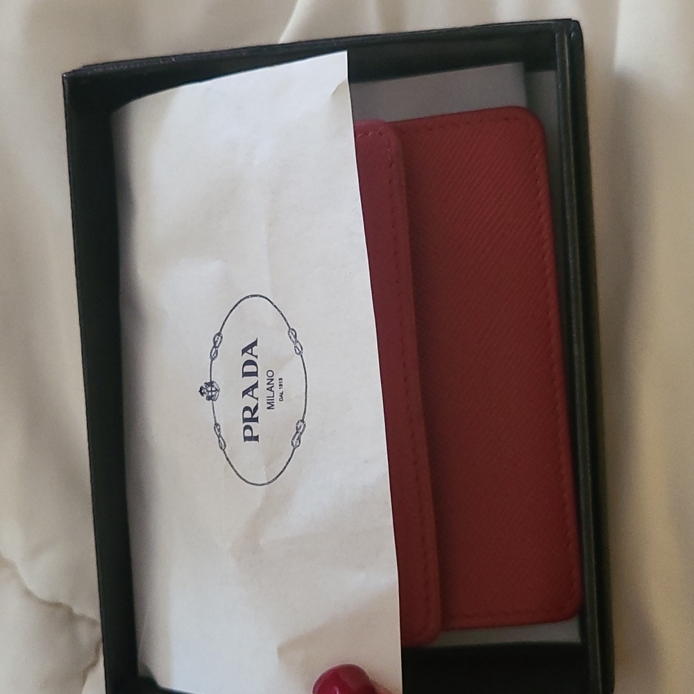 Authentic Prada Card/Coin Case - Picture 2 of 12